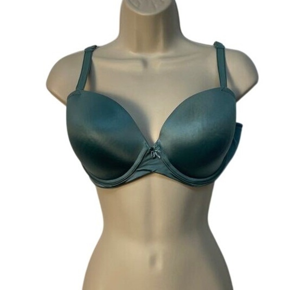 Soma Sensuous Sides Full Coverage 36DD Bra Teal Color